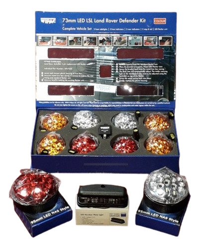 Kit Completo 11 Lanternas Led Original Wipac Defender 130!!!
