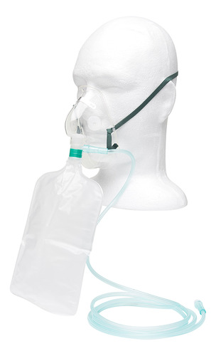 10 Mascarillas Para Oxigeno Con Bolsa Reservorio Pediatrica
