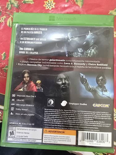 Resident Evil 2 Remake Xbox One (Usado)