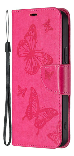 Para Samsung Galaxy A20/30/40 Funda Estilo Cartera Mariposa