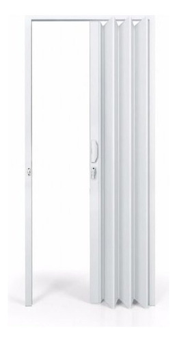 Porta Sanfonada Pvc Polifort 210cmx80cm Cinza Bcwt