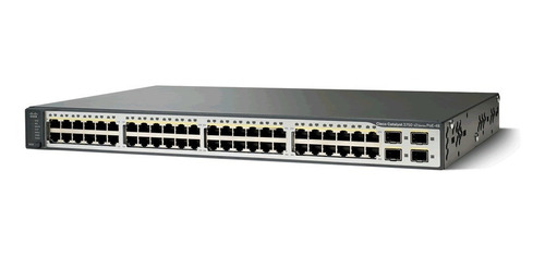 Switch Cisco 3750 Serie Poe 48p 10/100 Ws C3750 Oferta (Usado)