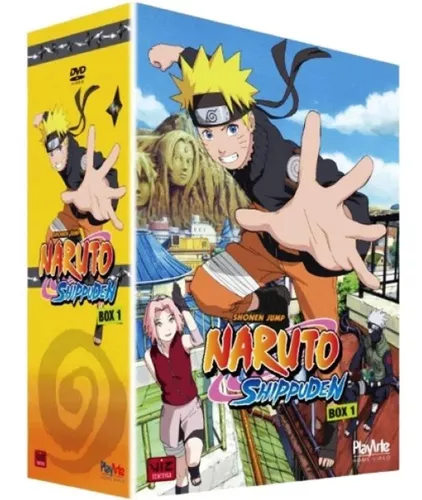 Naruto Shippuden 1ª Temporada Box 2 - 5 Dvds Lacrado