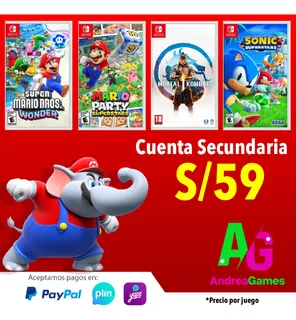 Juegos Digitales Nintendo Switch