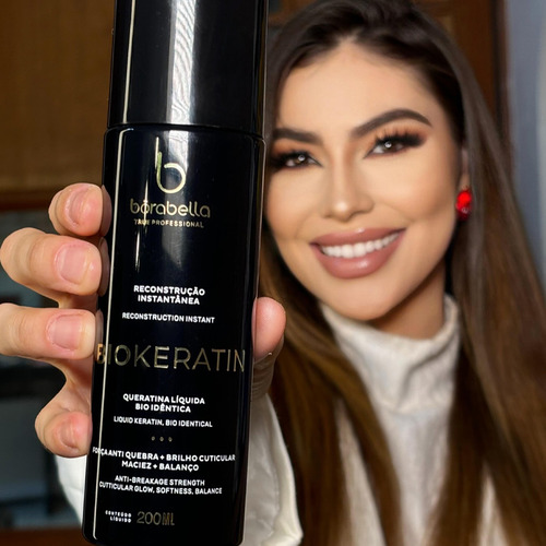 Kit Biokeratin Queratina E Óleo Elixir Light 60ml Bórabella