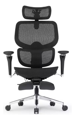 Cadeira Escritório Dt3 Office Ergonomie Ft Black - 14435-7 Cor Preto Material Do Estofamento Mesh Polytex