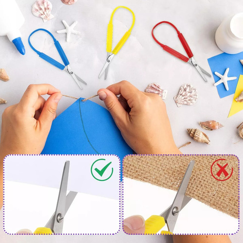 Para 3 Tijeras De Rizar De Diseño Ajustable, Tijeras
