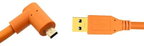 Cable USB de alta velocidad para Nikon D750 D5200 Color Naranja-Oscuro
