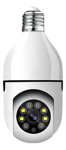 comprar Câmera Ip Segurança Lâmpada Yoosee Panorâmica Wifi1080 Espiã Cor Branco Cor Branco
