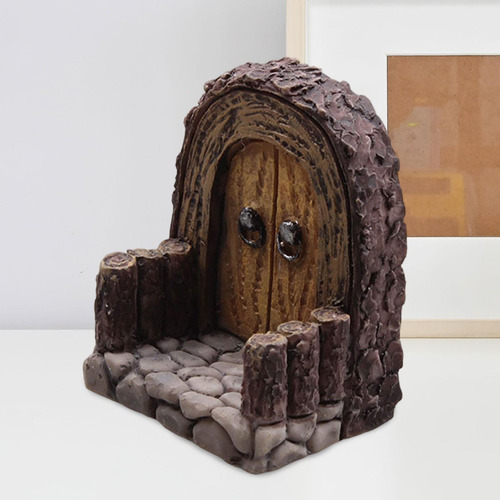 5 Puerta De Jardín En Miniatura Puerta De Resina En Estilo