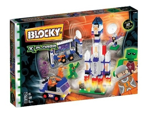 Blocky X-plorer 290 Pza + 3 Fig + 32 Sticker Rasti Tiendajyh