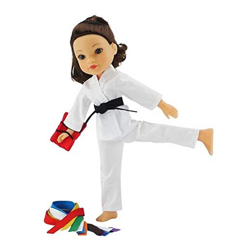 14 Pulgadas Muñeca Ropa / Ropa | Karate Atlético Vestimenta 