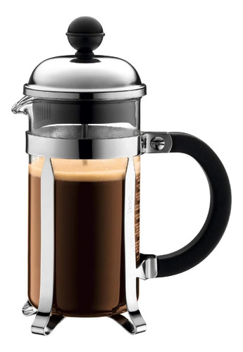 Cafetera Bodum 1923-16us4, Transparente, Plateado Y Negro