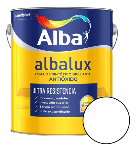 Esmalte Sintetico Albalux Colores 0,25 Lts Alba Pintumm