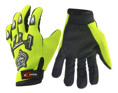 Guantes Para Motocross. Protección De Goma Y Antideslizante