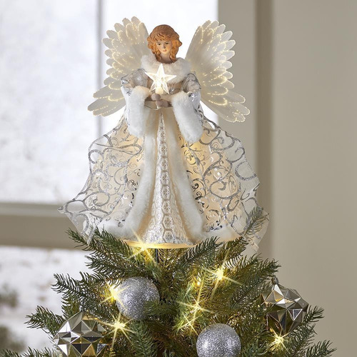 Decoración Para Árbol De Navidad Con Diseño De Ángel Y Hada,