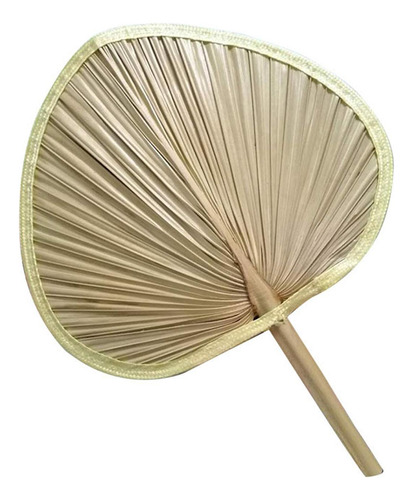 Abanicos Naturales Abanico De Mano De Hoja De Palma Tejida N