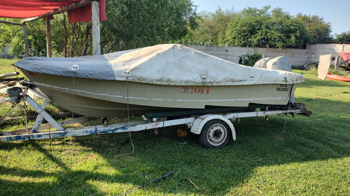 Vendo/permuto Lancha Marca Bordiga 470 Con Dos Motores 25hp