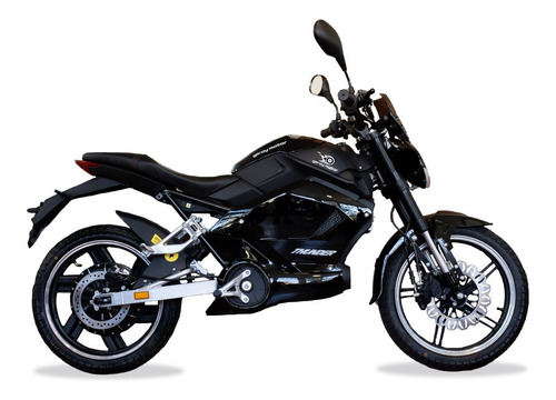 Imagen 2 de 24 de Moto Eléctrica 3000w Bateria Litio 72v 35ah Thunder Negro