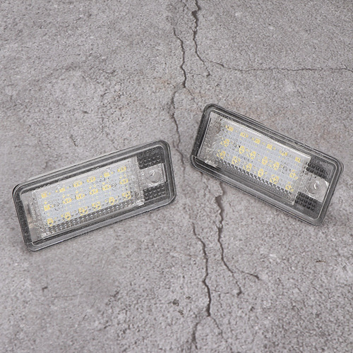 1 Par De Luces Led Traseras Para Matrícula, Aptas Para Matrí