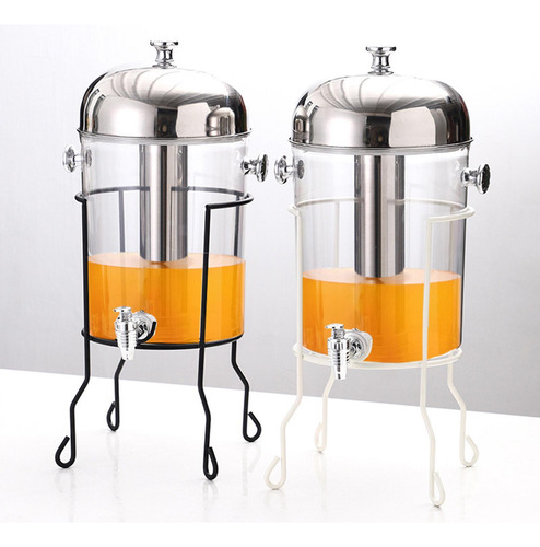 Dipensador De Jugo Comercial 8l Con Soporte De Bebidas