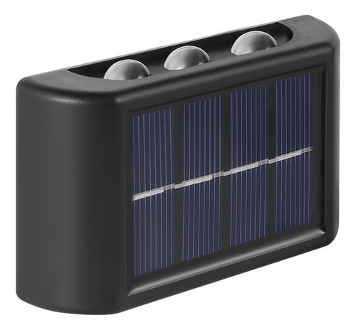 Lámpara Solar De Pared Exterior Inalámbrica De 6 Led Ip65 A