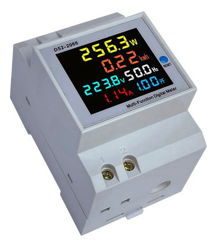 Din Rail Ac Monitor 6 In 1, Voltage, Current, Power Factor
