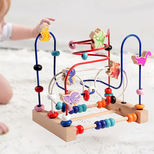 Juguete De Laberinto De Cuentas Montessori,