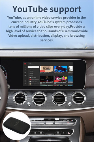 For Carplay Ai Box Adaptador Inalámbrico Youtube/netflix Coc