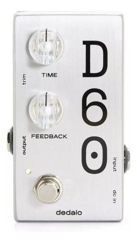 Dedalo D60 Pedal Para Guitarra Delay True Bypass