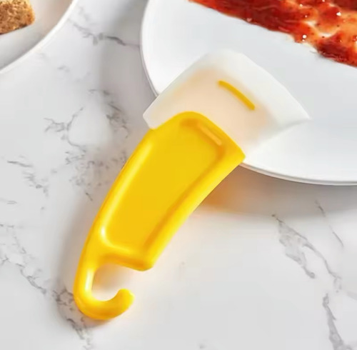 Set De 3pz Espatula De Silicon Raspador Para Cocina Amarillo