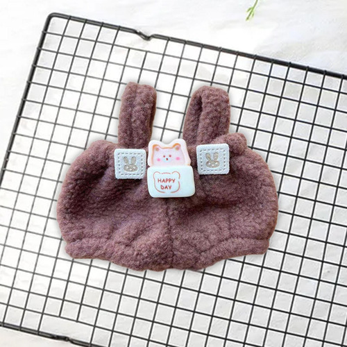 17 Cm Ropa De Muñeca De Peluche Vestir Accesorios Oso Feliz