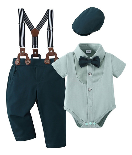 Traje De Verano Para Bebés Recién Nacidos, Camisa, Pajarita,