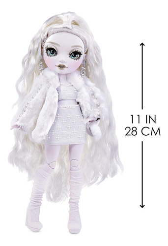 Boneca Da Moda Em Escala De Cinza Rainbow High Natasha Zima