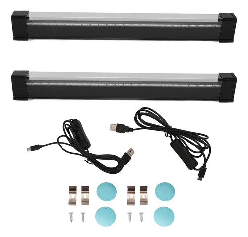 2 Juegos De Conectores De Barra Led Black Tube Y Alimentació