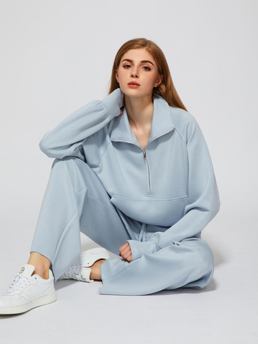 Conjunto De Moda Casly Lamiit 2025 Otoño-invierno Mujer Azul