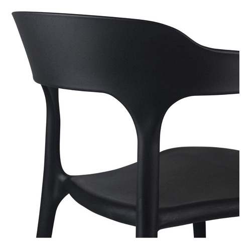 Silla Comedor Genova Negra Moblihouse