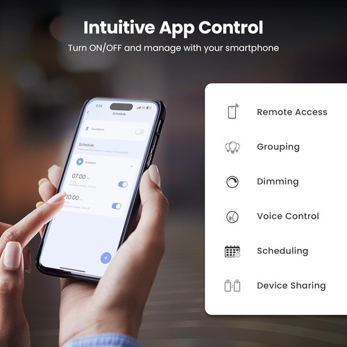 Bombilla Led Inteligente Con Wifi Y Control Por Voz A19