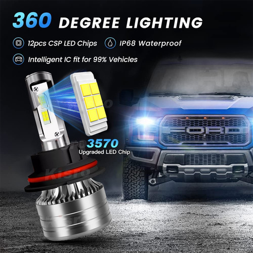 Para Chevrolet Tracker 1998 Led Kit De Luces Altas/bajas