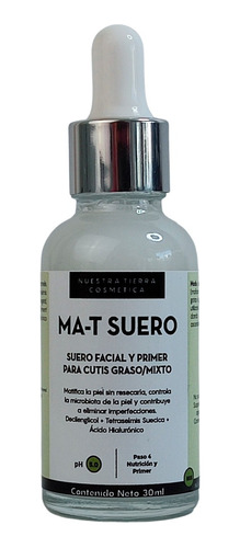 Suero Matificante Y Primer Para Cutis Graso/mixto