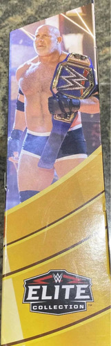 Imagen 4 de 4 de Wwe Elite Collection Wrestlemania Goldberg Figura