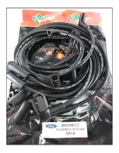 Cable Bujia Ford Bronco D.bobina F/i 8mm 0918 Filko