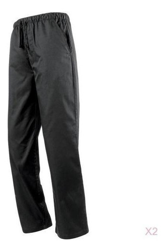 Paquete De 2 Pantalones Holgados De Chef Para Chefs, Hombres