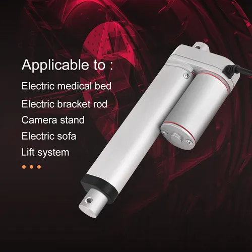 * Actuador Lineal Dc 12v 1000n Stroke 150-500 Mm, Elevador