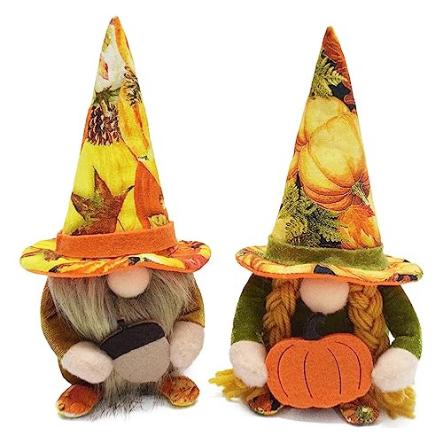 2 Pcs De Gnomos De Acción De Gracias De Otoño, Gnomos...