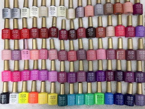 Kit Esmaltes Em Gel Helen Color 40 Cores 10ml