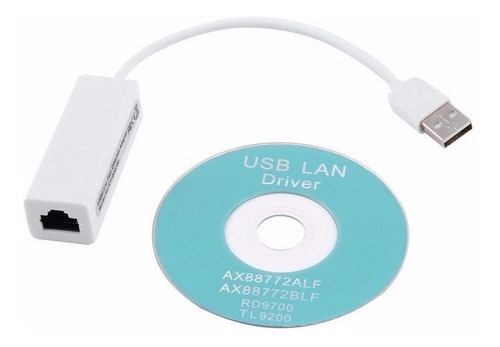 Adaptador Lan Tarjeta Usb A Ethernet 10/100 Red Rj45 Galaxy