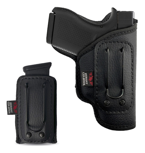 Coldre Velado Pistola Glock G42 + Porta Carregador Velado Orientação Da Mão Destro