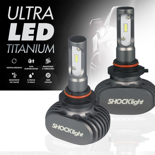 Ultra Led Shocklight 10.000 Lumens Hb3 50w 6000k Titanium