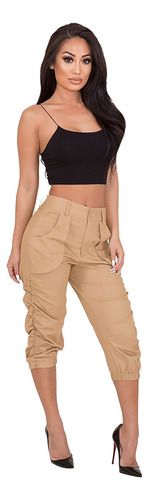 Rii Calças Capri P Femininas, Workwear (sem Cós)